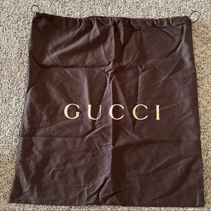 Authentic Gucci Dust Storage Bag 17”x19”